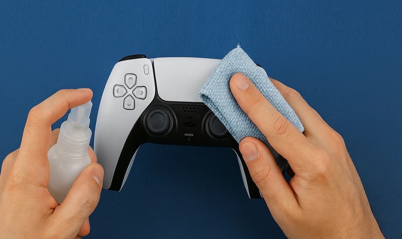 How to clean PS5 controller