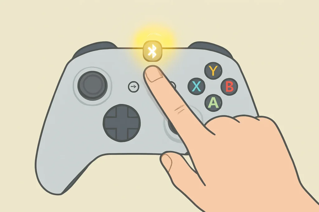 Connect an Xbox with bluetooth